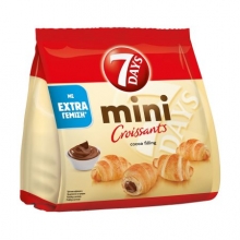 7Days Mini Croissant Με Γέμιση Κακάο 300gr