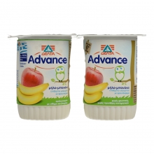 Advance Γιαούρτι Μήλο Μπανάνα 2x150gr