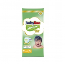 Babylino Sensitive Cotton Soft Νo5+ (42 τεμ)
