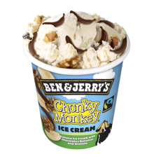 Ben and Jerrys Chunky Monkey 465ml