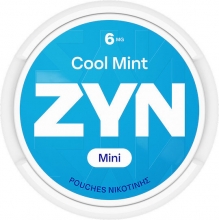 Zyn Cool Mint Mini 6mg - 6.00€