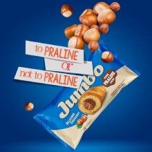 Jumbo Delicious Croissant Πραλίνα Φουντουκιού 110gr