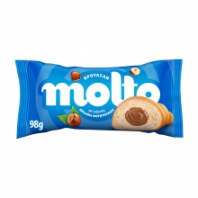 Molto Κρουασάν με Γέμιση Πραλίνα Φουντουκιού 98gr