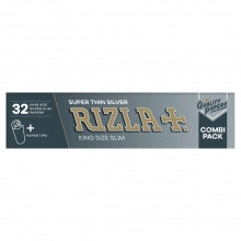 Rizla Super Thin Silver 32 Papers + 32 Paper Tips