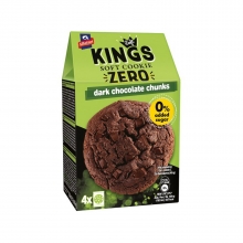 Αλλατίνη Kings Soft Cookie Zero Dark Chocolate Chunks 160gr