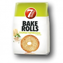 7days Bake Rolls Σκόρδο - Παρμεζάνα 150gr