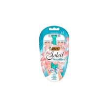 Bic Miss Soleil Sensitive Aqua Colour Ξυραφάκια 3 Λεπίδες (3 τεμ
