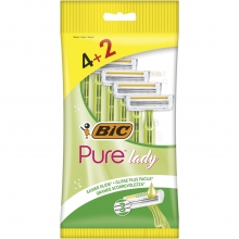 Bic Pure Lady Ξυραφάκια 3 Λεπίδες (4+2 τεμ)