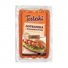 Tostaki Λουκάνικα Φρανκφούρτης χωρίς Γλουτένη 270gr
