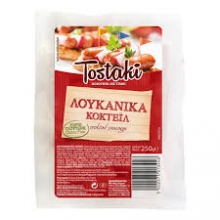 Tostaki Λουκάνικα Κοκτέιλ Φάρμες Κρήτης 250gr