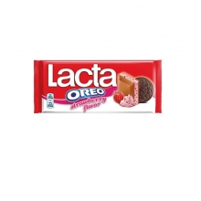 Lacta Oreo Strawberry Flavor 105gr