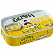 Σαρδέλες σε Ηλιέλαιο (Geisha) 125gr