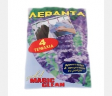 Προστασία για τα Ρούχα με Αρωμα Λεβάντα Magic Clean (4 τεμ)