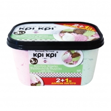 Κρι Κρι Βανίλια - Κακάο - Φράουλα - Φυστίκι  2lt + 1lt ΔΩΡΟ