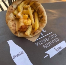 Φιλετάκια Κοτόπουλο Πανέ Πίτα