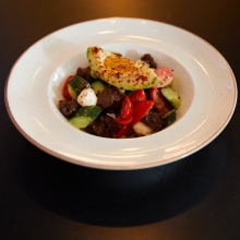 Avocado Mozzarella Panzanella Salad