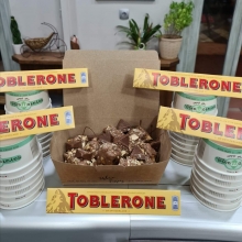 Toblerone Βαφλομπουκίτσες