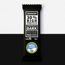Crunchy 30% High Protein Bar Chocolate Dark 40gr