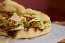 Sandwich Panuozzo με Παναρισμένο Κοτόπουλο