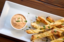 Sticks Σκορδόψωμο με Dip Aioli