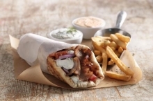 Κοτόπουλο Καλαμάκι Στήθος Πίτα