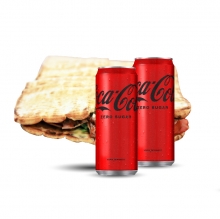 Σκεπαστή ΓΙΓΑΣ Double King + 2 Αναψυκτικά