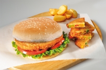 Burger με Μπιφτέκι Λαχανικών