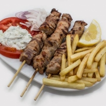 Σουβλάκι Χοιρινό Μερίδα (4 τεμ)