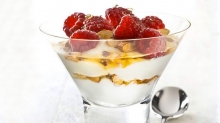 Fruit Yogurt and Honey Bowl