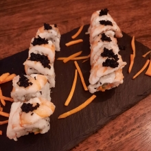 Jumbo Shrimp Covered Sushi