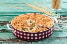 Καρμπονάρα Φούρνου με Πέννες