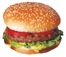 Hamburger με Μπιφτέκι