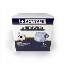 Actisafe Πάνα Βρακάκι Ενηλίκων Extra Large 10τεμ