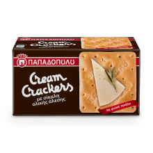 Cream Crackers Με Σίκαλη Ολικής Άλεσης 175gr