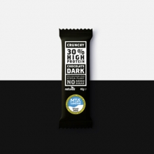 Crunchy 30% High Protein Bar Chocolate Dark 40gr
