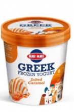 Greek Frozen Yogurt Salted Caramel