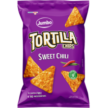 Jumbo Tortilla Chips Sweet Chili 100gr