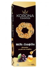 Korona Cookies Μπισκότα με Μέλι και Σταφίδες 105gr