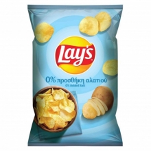 Lays Χωρίς Προσθήκη Αλατιού 105gr