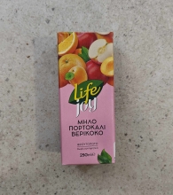Life Joy Μήλο - Πορτοκάλι - Βερίκοκο 250ml