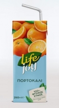 Life Joy Πορτοκάλι 250ml