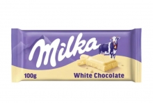 Milka White Chocolate 100gr