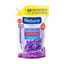 Natura Ανταλλακτικό Κρεμοσάπουνο Λεβάντα 750ml