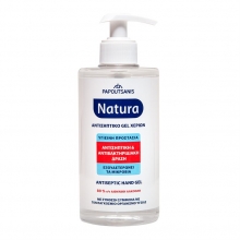 Αντισηπτικό Gel Χεριών με 80% Αιθυλική Αλκοόλη Natura 400ml