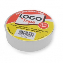 Ταινία Μονωτική Logo Λευκή