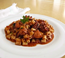 Κοφτό Μακαρονάκι με Χταπόδι