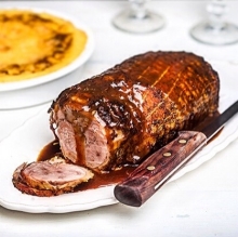 Ρολό Χοιρινό με Πατάτες Φούρνου