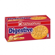 Digestive Παπαδοπούλου με Αλεύρι Ολικής Αλεσης 250gr