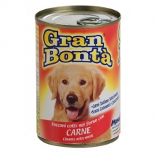 Gran Bonta Σκυλοτροφή Carne Chunks With Meat 400gr