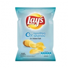 Lays Χωρίς Προσθήκη Αλατιού 105gr